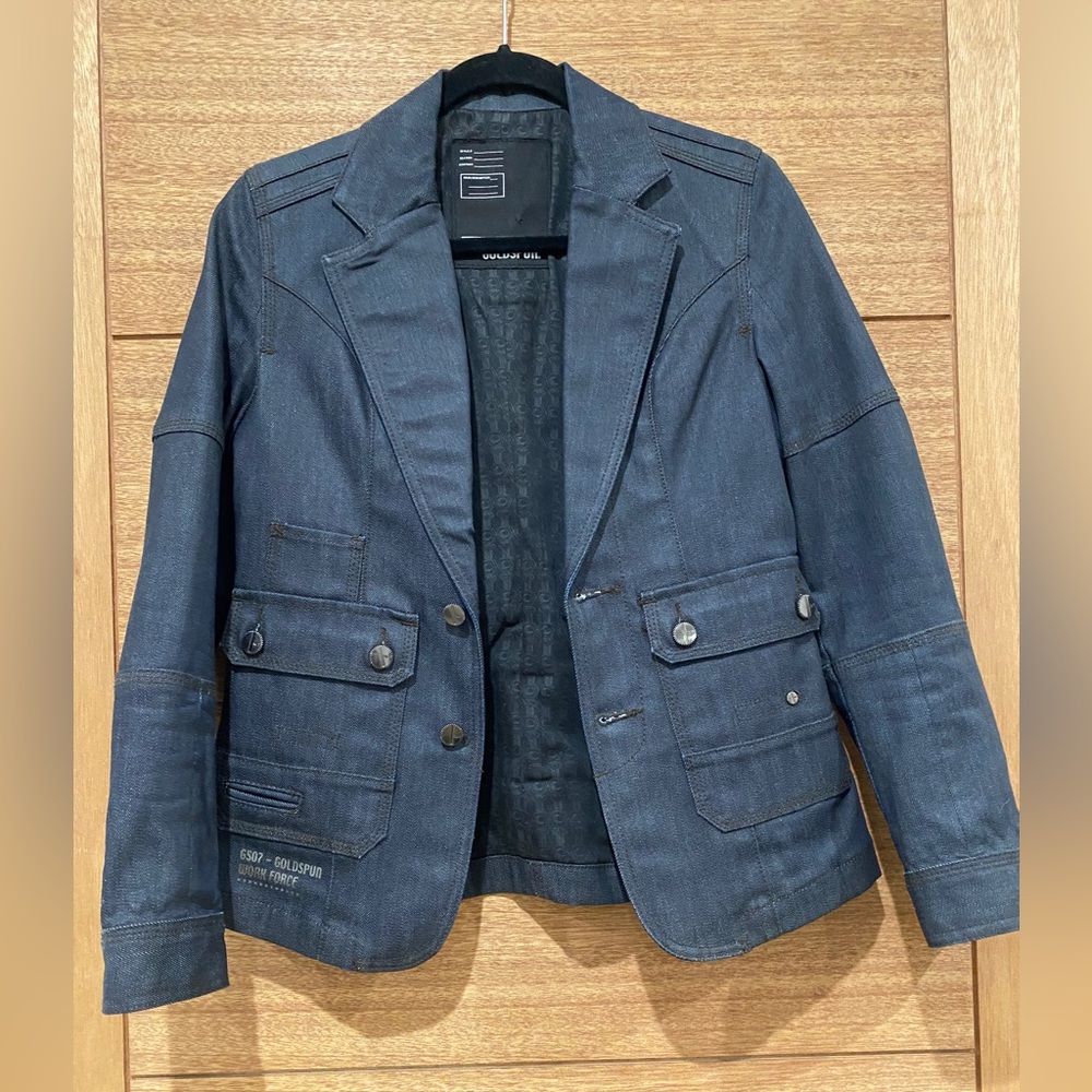 Goldspun Dark Denim Jacket (Blazer style)